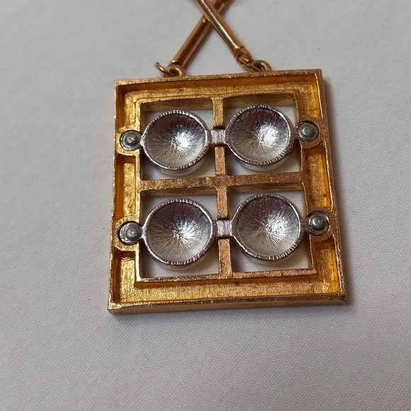 Vtg Goldtone and silver Artistry Bar Chain Necklace - Picture 4 of 5